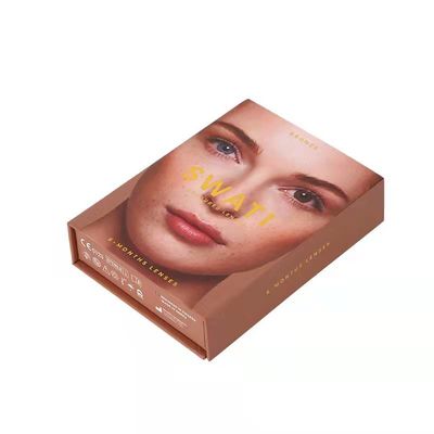 kwaliteit  Magnet Rigid Gift Box , Reusable Paper Box Cosmetics Contact Lens Packaging fabriek