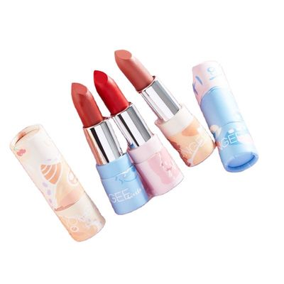 kwaliteit  Twist Up Cosmetic Paperboard Lip Balm Tubes Reusable Biodegradable fabriek